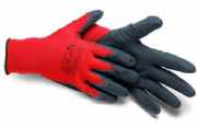 salg af RED GRIP handske, str. 7 - 12 par. - vandtæt håndflade