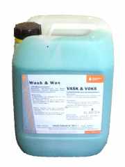 salg af Wash & Wax, 10 ltr med canaubarvoks / naturvoks